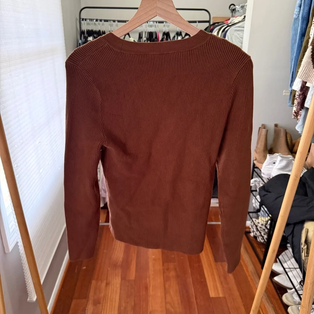 Abercrombie and Fitch Long Sleeve Ottoman Thick Knit - Picture 5 of 6